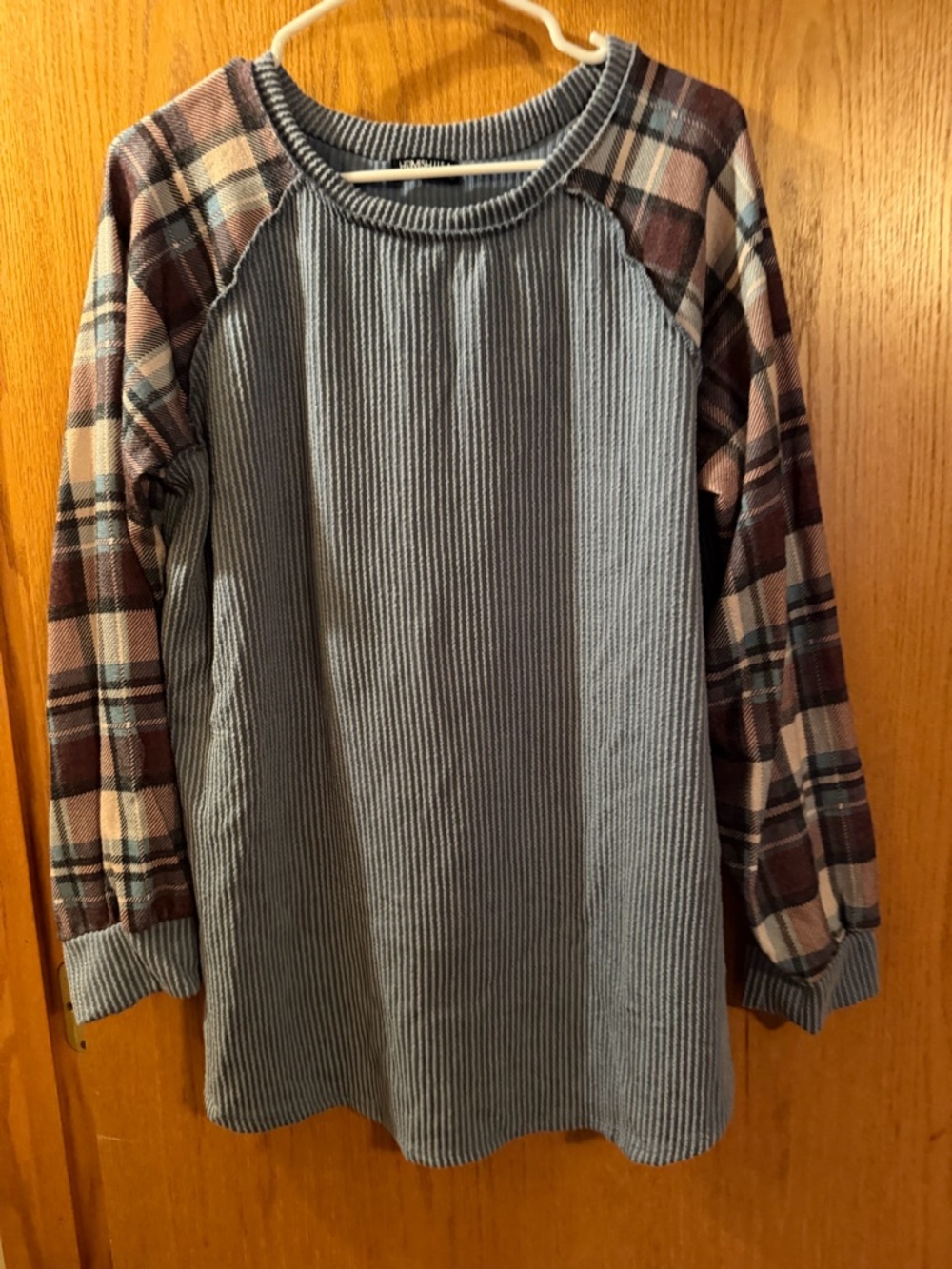 HEIMISH USA Blue Striped Top